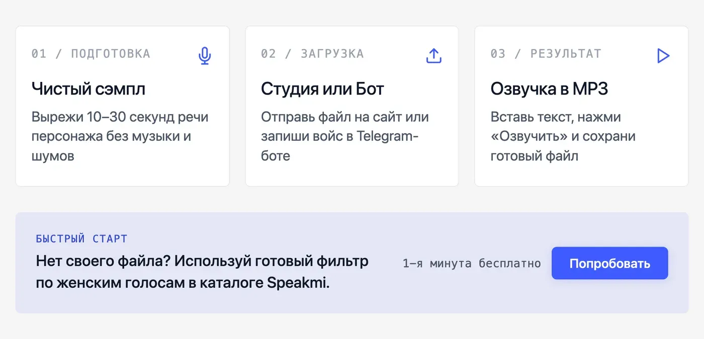Как найти и использовать женский голос из сериала онлайн? — инфографика Speakmi